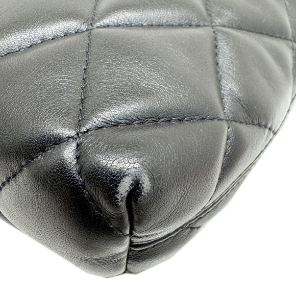 BALENCIAGA Quilted Leather Camera Bag Black 600325 Shoulder - Picture 7 of 14